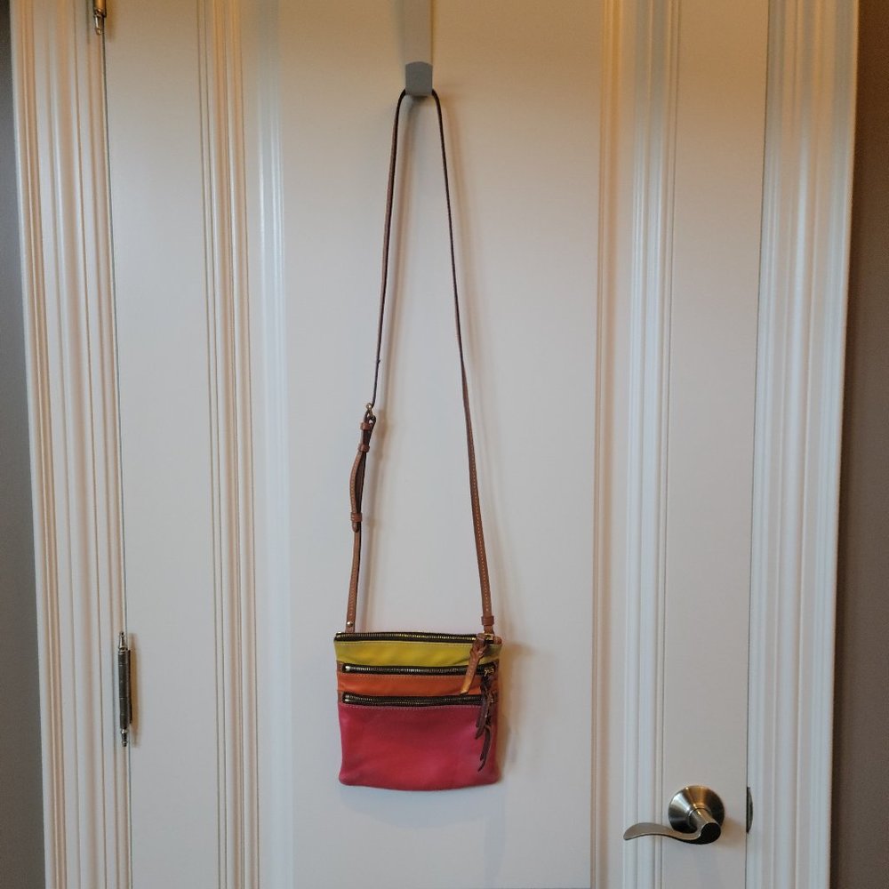 Dooney and Bourke Triple Zip Leather Crossbody